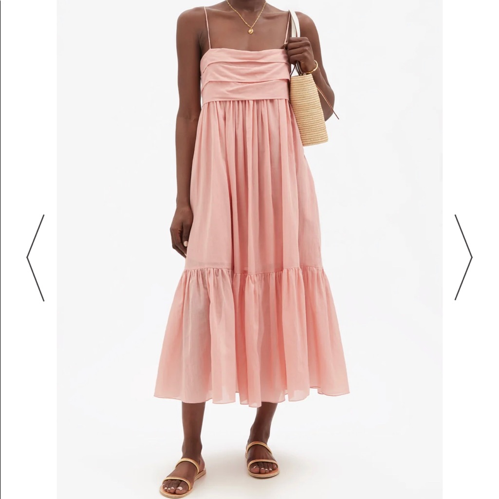 Loup Charmant Tie Back Midi Dress